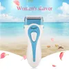 Máquina de lavar roupa impermeável Remoção de cabelo fêmea Epilator Senhora Senhora Shaver Trimmer para Braço Pé Armpit Corpo Depilador