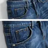 Chłopak Dżinsy dla kobiet Vintage Trudnowany Regularny Spandex Ripped Denim Myted Spodnie Kobieta C1028 210809