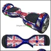 Sport d'azione all'aperto Skateboarding Decalcomania protettiva per la pelle per 6,5 pollici Self Ncing Board Scooter Hoverboard Adesivo 2 ruote elettriche C9097863