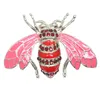 Épingles, broches en gros de détail abeille strass émail broches bijoux de mode cadeau broche broche robe accessoires cadeaux