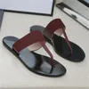 Herren Slides Flip Flops Leder Damen Sandale mit Double Metal Schwarz Weiß Braun Hausschuhe Sommer Strandsandalen