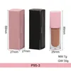 Velvet Matte Shiny lip gloss multi-color waterproof moisturizing lip glaze Round Tube Smooth Pink Lipgloss