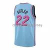 Custom Jimmy Butler #22 Swingman Jersey costurou as camisas de basquete da juventude do Men.