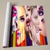 Seksi Güzel Kadınlar 3D Duvar Kağıdı Dekorasyon Güzellik Salonu Duvar Kağıtları Modern Duvar İç Ev Dekor Boyama Duvar Kağıtları