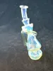 Peak eller Carta Recycler Glass Hookah Rökt Silver Rökning Rör, DAB Rig Bong Pris Concessions