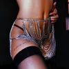 Stonefans luxo sexy strass anca cintura multi camada underwear handmade beach bikini cadeia de corpo de jóias