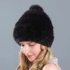 Beanie/Skull Caps Solid Hair Beanie Dames Skull Toque Winter Dikkeling Oorbescherming Losse Warm comfortabele hoeden Oliv22