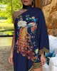 Ninimour Floral Print Irregular Dress For Women One Shoulder Sexy Brazilian style Casual Clothing Summer Party 210415