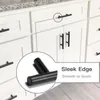 20Pcs Kitchen Door Handles Cabinet Square Drawer Knobs Stainless Steel Wardrobe Pulls Furniture Hardware Accessorie Storage Boxes 306o