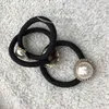 2.5cm ealstic hair hands classic pearls fashion C hairtie stone edge duduwen for collection