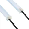 Luci di marcia per auto Striscia LED DRL Flessibile Lampada diurna a scorrimento Fari automatici Styling impermeabile Indicatore di direzione esterno 2PCS 30CM 45CM 60CM Soft 12V