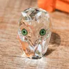 HD 18 styles Crystal Animal Figurines Collection Verre Couper Statue Cadeau Cadeau Cadeau Cadeau Décor Mariage Faveurs 211101