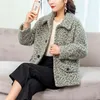 Imitation Mink Velvet Early Spring Gold Cashmere Short-sleeved Jacket Slim Was Thin Temperament Woolen Women 210427