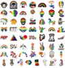 100Pcs-Pack Rainbow Color LGBT Pride Vinyl Sticker Waterproof Stickers Lot for Water Bottle Laptop Planner Scrapbook Wall Skateboard Journal Organizer Decals