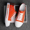 2021 New Couple Canvas Shoes Spring Fashion Trendy, Comfortable and Personality Vulcanized High-top Sneakers Female Pair Y0907