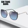 Sunglasses 2022 Fashion Metal Lrregular Cat Eye Women Channel Trendy Ladies Sun Glasses For Female Shades Eyewear260g