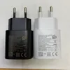 Adaptateurs muraux 25W Chargeur avec câble de type C pour Samsung Adaptateur de charge ultra rapide Prise UL EU avec boîte d'emballage
