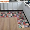 1 peça Cozinha Rug Er Er Anti-Slip Modern Tapetes Sala de estar Varanda Banheiro Impresso Tapete Capacete Corredor Geométrico Mat 220301