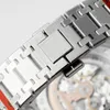 남성 시계 자동 기계식 시계 39mm 팔각형 베젤 방수 패션 비즈니스 손목 시계 Montre De Luxe