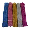 Декоративные цветы венки Праздничный блеск Chenille Stebs Cleaners Toys Diy Diy Radicraft Materil 12 "30см 100 шт. / Лот