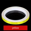 1 PC Naklejki 8 metrów Car Styling Reflective Stripe Taśmy Motocykl Rower Body Rim Koła Dekoracyjne