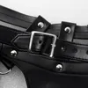 Male Lingerie Leather Harness Adjustable Sexy Gay Clothing Sexual Body Chest Belt Strap Punk Rave Costumes For Sex Elbow & Knee Pa264h