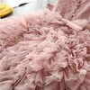 Lace Girls Princess Dress Fluffy Cake Smash Dresses Kids Christmas Party Costume Wedding Birthday Tutu Gown Children Clothing