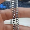 Personliga Namn Halsband för kvinnor och män Punk Namnskylt Smycken Rostfritt Stål Curb Chain Custom Brev Necklace Collier