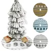 Christmas Decorations 2021 Vrolijke Decor voor Thuis Breien Sneeuwvlok Mini Tree Xmas Rok Natal Noel Happy Year