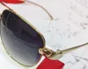 Selling fashion design sunglasses 8200994 square metal exquisite electroplating frame classic animal temples simple versatile style uv400 pr