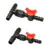 Wąż ogrodowy 25mm do 20mm 16mm Tee Barb Water Splitter z zaworem Redukcja 3 Way Connector 1 SZTUK Urządzenia podlewania