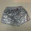 Baby Sequins Shorts Girls Glitter Bling Dance Summer Pants Sequin Costume Glow Bowknot Short Fashion Boutique Trousers 17 Colors Sea Ship B7809