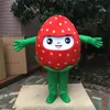 Halloween Strawberry Mascot Costume High Quality customize Cartoon Fruit Plush Anime theme character Adult Size Christmas Carnival Birthday Party Dress