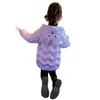 Piumino invernale in cotone per bambini per ragazze Cappotto impermeabile Addensare Tuta da neve Abbigliamento per bambini Parka impermeabile 3-14 anni 211111