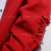 MEN039S Tracksuits Stitching Color Sets Half Red en White Autumn Denim Jacket Slim Stretch Jeans Twopieceset Conjuntos de 4146708