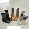 Hanche bottes d'hiver de haute qualité femmes bottes Betty bottes en caoutchouc PVC plate-forme Beeled hauteur du genou botte de neige de pluie imperméable noire chaussures Welly chaussures de pluie en plein air hautes