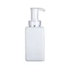 300ML 400ML 500ML bottiglia vuota di plastica trasparente/bianca bottiglie quadrate shampoo di fascia alta pompa per lozione gel doccia sotto-bottiglia