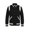Chegada Bomber jaqueta menagem manga algodão casual beisebol uniforme colarinho casaco estrela outono e inverno resumido 210928