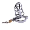 Cockrings Male Chastity Device!! Stainless Steel Cock Cage Penis for Adult Man Toy Sex Funny 1124