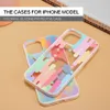 Colorful phone cases for iPhone 14 13 12 11 pro max XS XR 7/8 plus Dazzling TPU cover with OPP bag