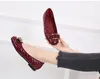 Hot 2021 Women single shoes Fashion Luxury round head Shoes Brand High Quality Moccasins Flat Casual Shoes size 35~42