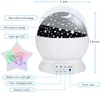 Light Star Night Light Nebula Star Projecor 360 graus Rotação 4 LED BULBS 12 LIGHT COLO