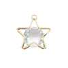 Hängsmycke halsband Zircon halsband 14k färg bevara femspetsiga stjärna välsignelse smycken Clavicle Chain Ogan Energy Crystal