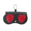 Zonnebril Frames Leuke Cartoon Bril geval Vrouwelijke PU Lederen Oogzak Opslagbescherming Zonnebus Draagbare Eyewear Pouch