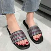 Tofflor Zapatillas Diseo Cristal Mujer Sandalias En Slisortes Fondo Plano Para Exterior Y Playa CMODAS A NOVEDAD DE 220307