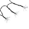 30 LED Solar Powered Fairy String Flower Lights in / Outdoor Garden Birthday Party Christmas Tree Decorations Clearance - White