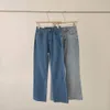 Dżinsy damskie damskie długość długiego talii kobiety proste spodnie vintage spodnie kobiece streetwear 210421