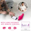 Vibromasseur clitoridien portable, télécommande avec application pour femmes adultes, jouets sexy pour gode et culotte, stimulation sexyshop