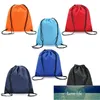 Portable Oxford Sports Bag 210d Nylon Drawstring Bags Belt Ridning Ryggsäck Gym Drawstring Skor Bag Kläder Ryggsäckar Partihandel Fabrikspris Expert Design