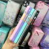 Candy Cellphone Cases Transparente Bling Glitter Phone Case Para iPhone 14 13 pro max 11 12 mini Pro Max XS X XR 7 8 6 6S plus SE Camera Protection Soft Shockproof Cover